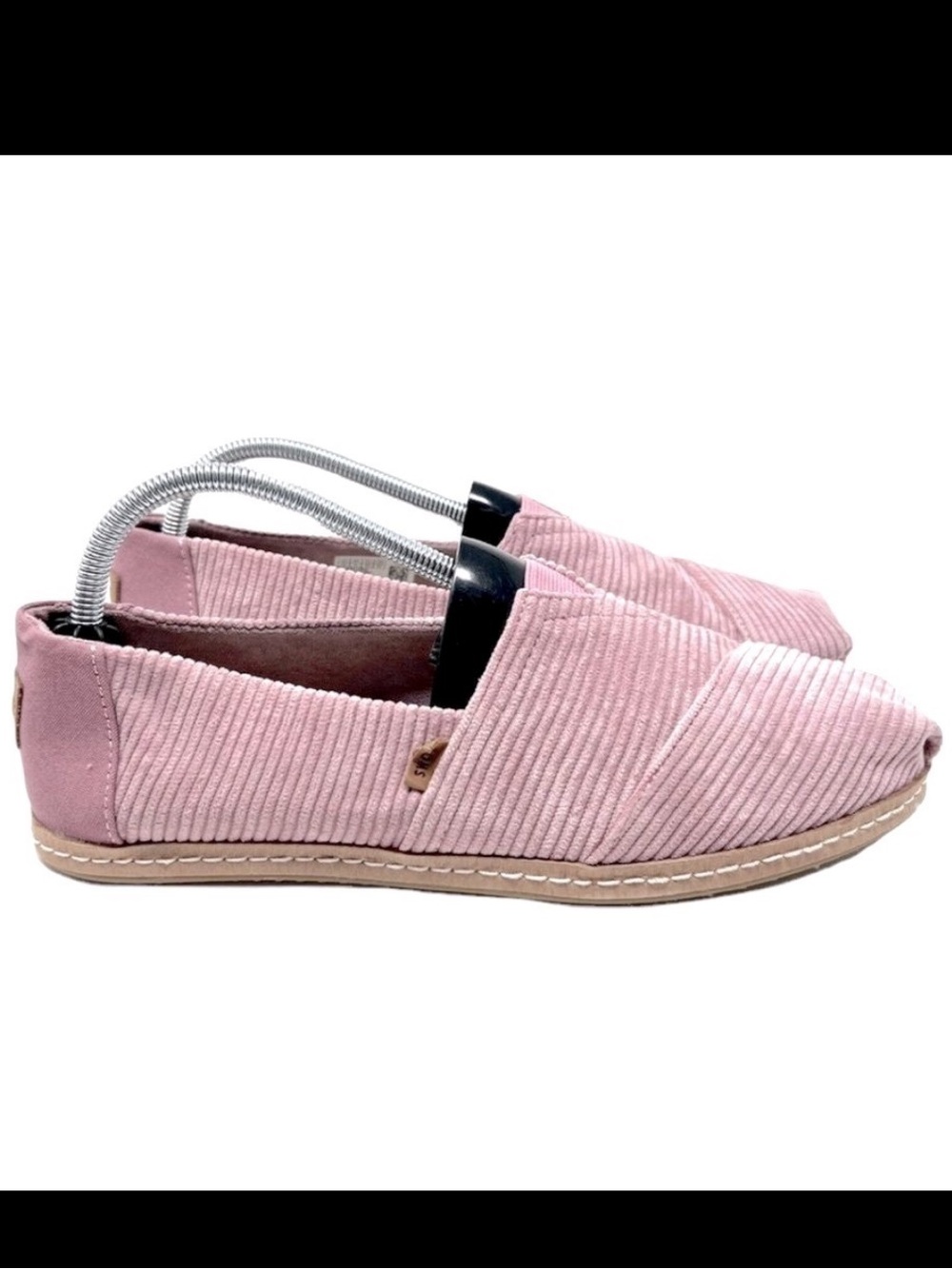 NEW | TOMS Womens Slip On Flats Pink Micro Corduroy Sz 6 - Picture 2 of 13